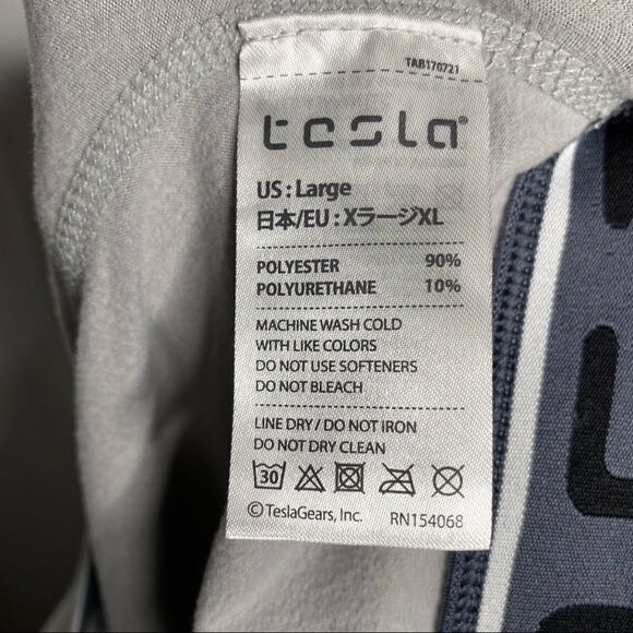 Tesla Womens Gray Leggings Size Large Pull On - Picture 4 of 6
